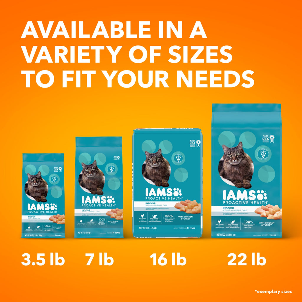 Iams Proactive Health Chicken And Turkey Dry Cat Food - 7 Lb Bag