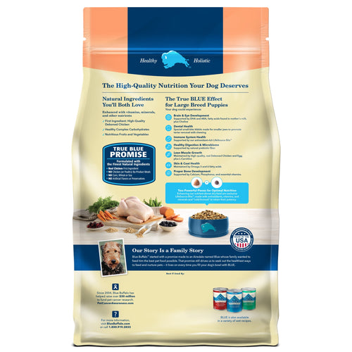 Blue Buffalo Life Protection Formula Large Breed Dry Puppy Food - Chicken & Rice, 30 lbs.