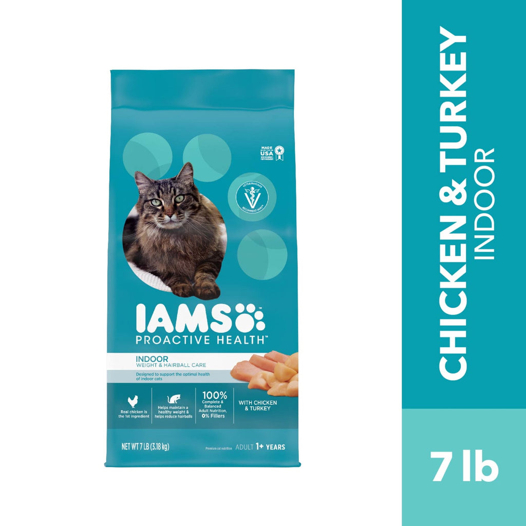 Iams Proactive Health Chicken And Turkey Dry Cat Food - 7 Lb Bag