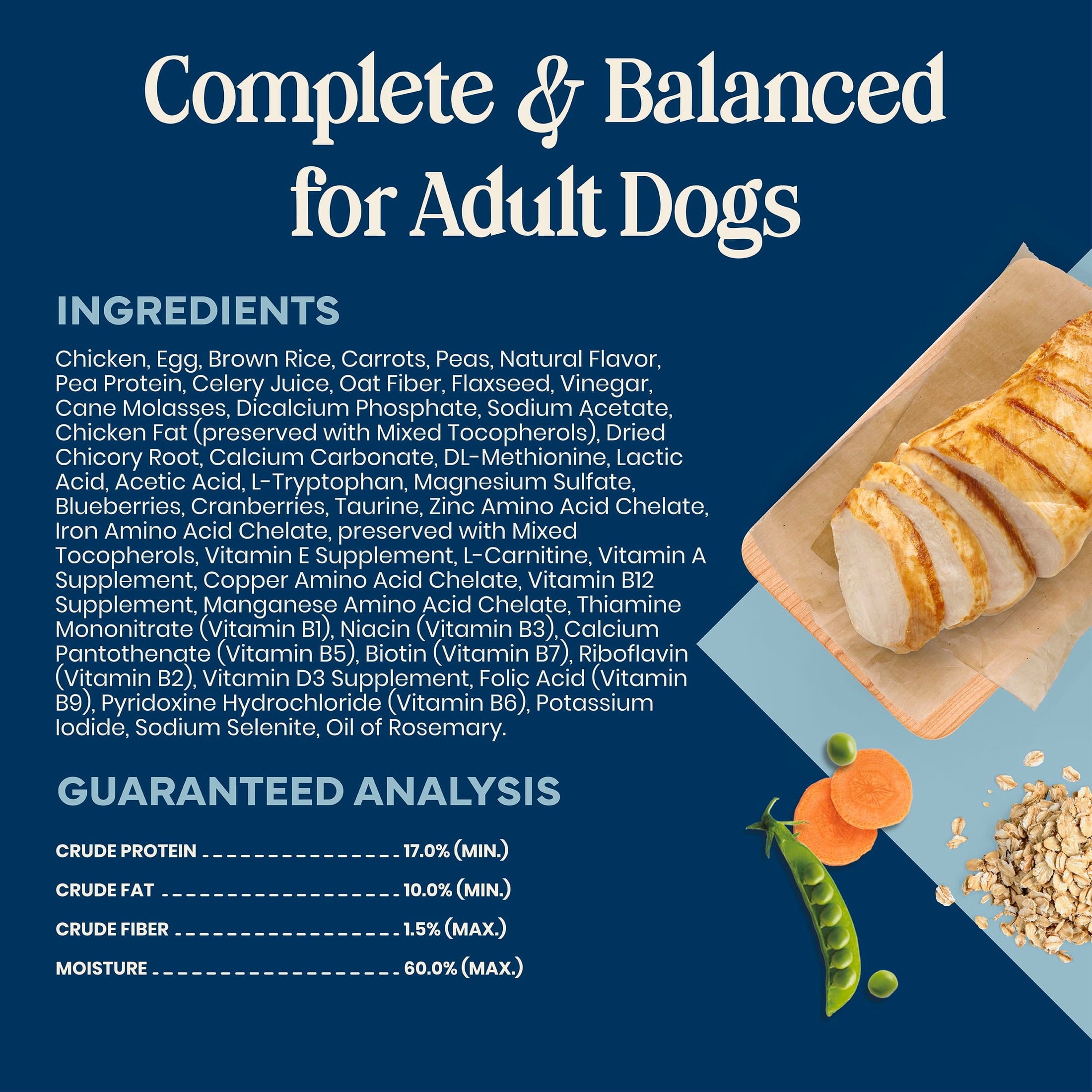 Blue Buffalo Love Made Fresh Dog Food - Refrigerated, Chicken Meatball 1.5lb Pouch