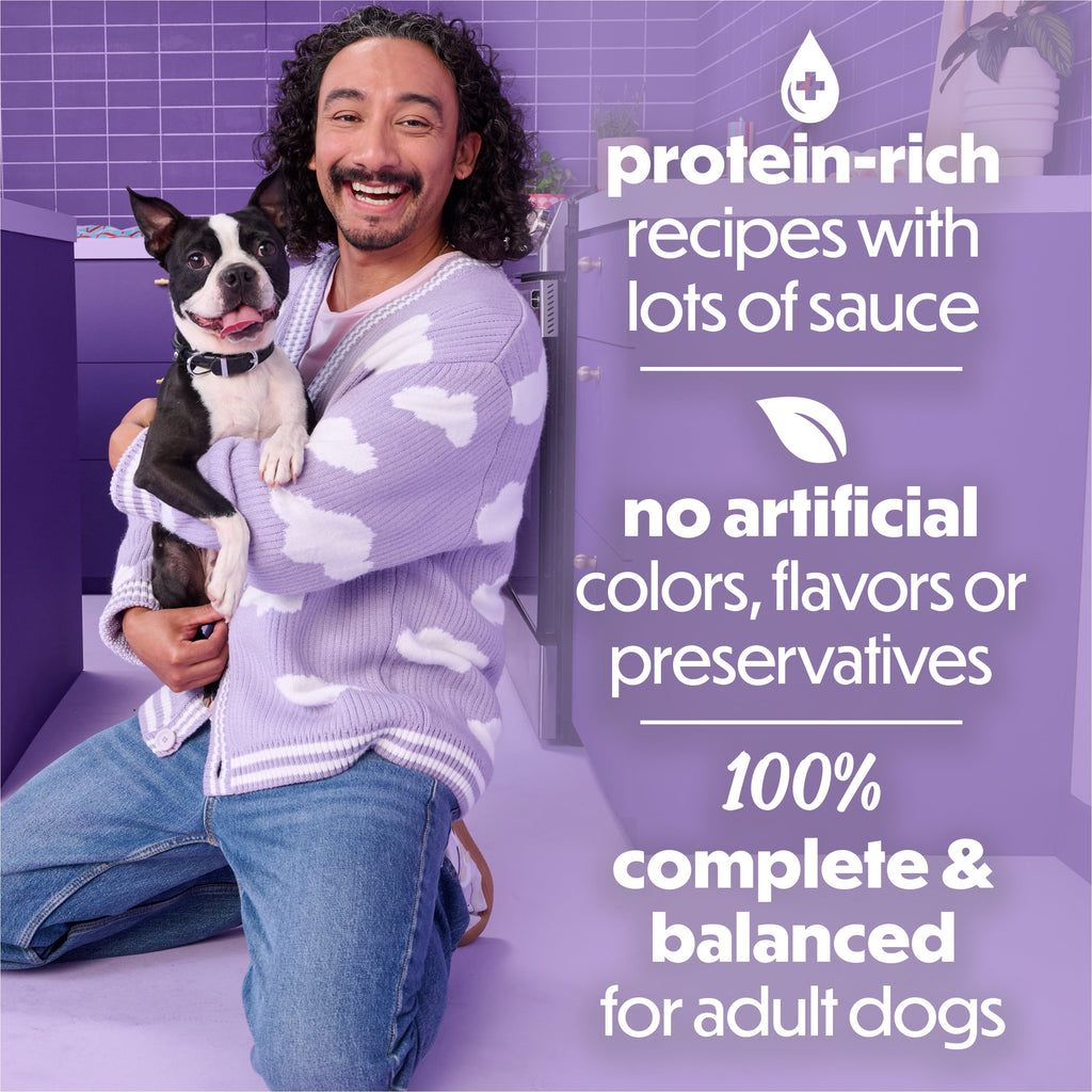 Purina Beneful Kitchen Creations With Beef - Chicken, or Lamb Wet Dog Food Variety Pack, 3 oz Cans (30 Pack)