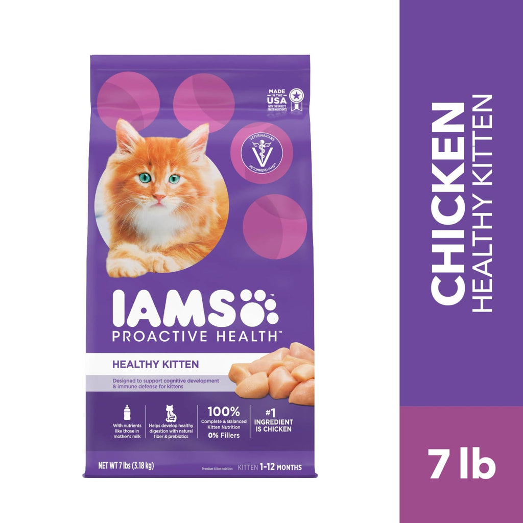 Iams Proactive Health Chicken Dry Cat Food For Kittens - 7 Lb Bag