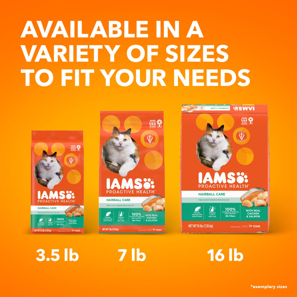 Iams Proactive Health Chicken And Salmon Dry Cat Food - 7 Lb Bag