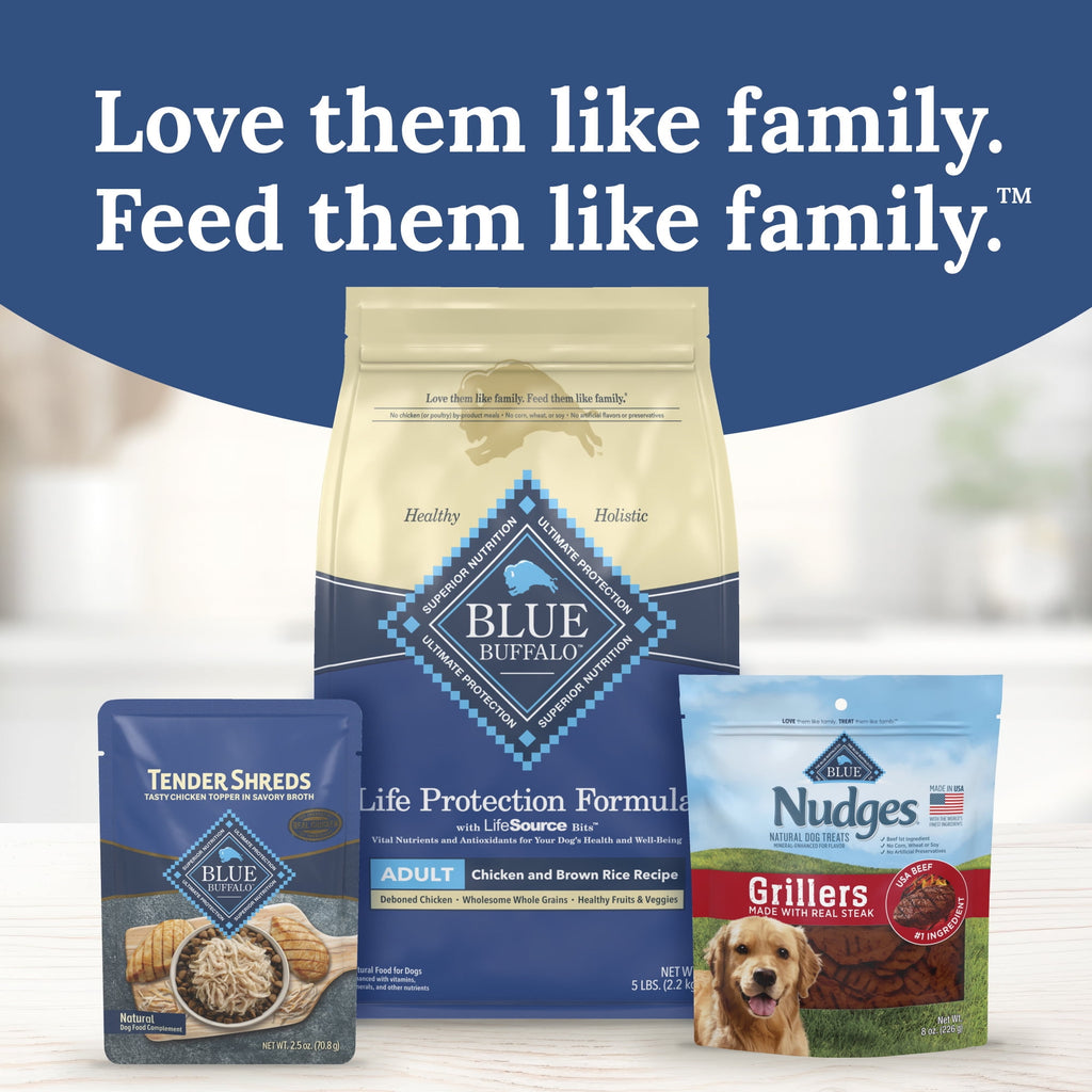 Blue Buffalo Tender Shreds Chicken Toppers - Dog Food, Chicken, 2.5oz. Pouch