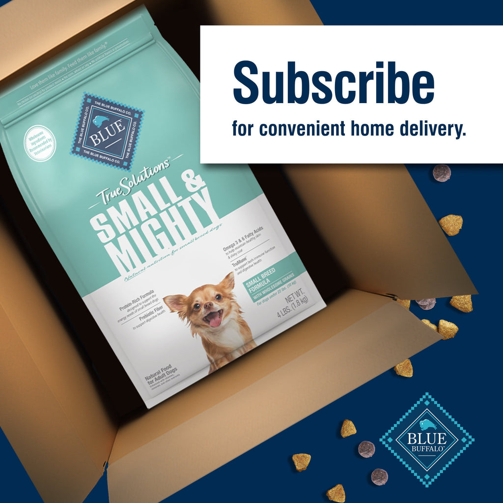 Blue Buffalo True Solutions Small & Mighty Small Breed Dry Dog Food - Chicken, 4-lb. Bag