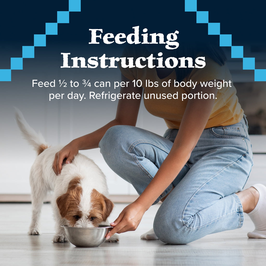 Blue Buffalo Wilderness High Protein Beef and Chicken Wet Dog Food for Adult Dogs - Grain-Free, 12.5 oz. Can