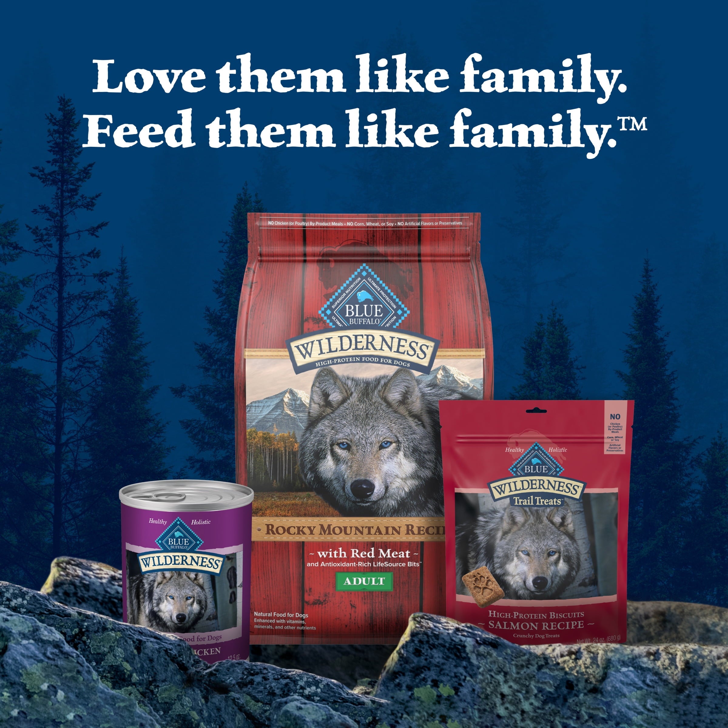 Blue Buffalo Wilderness High Protein Beef and Chicken Wet Dog Food for Adult Dogs - Grain-Free, 12.5 oz. Can
