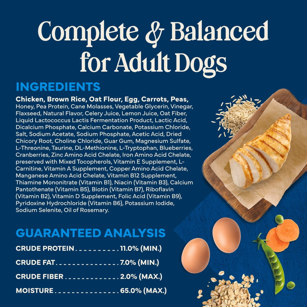 Blue Buffalo Love Made Fresh Dog Food - Refrigerated, Chicken Recipe, 1-lb Roll - 4-Pack