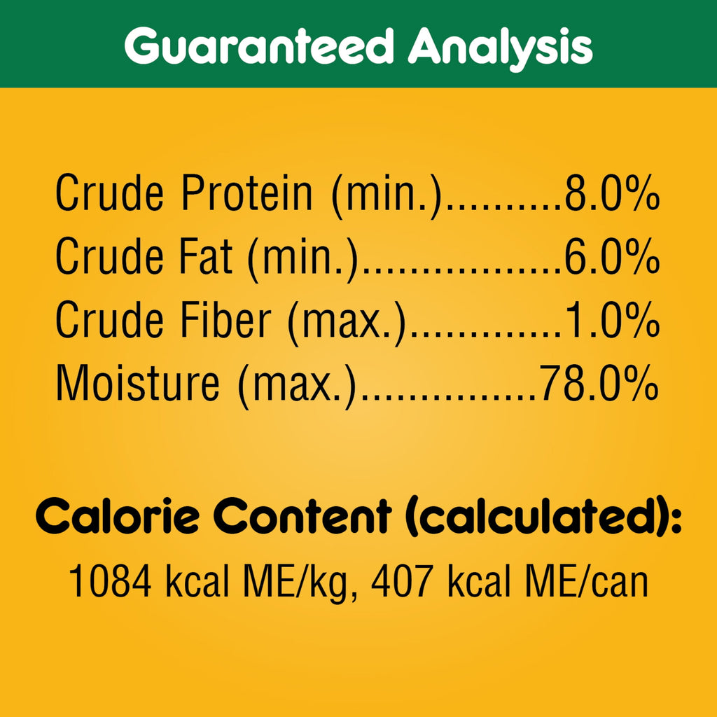 Pedigree Chopped Ground Dinner Turkey & Bacon Flavor Adult Soft Wet Dog Food - (12) 13.2 Oz Cans - 3-Pack