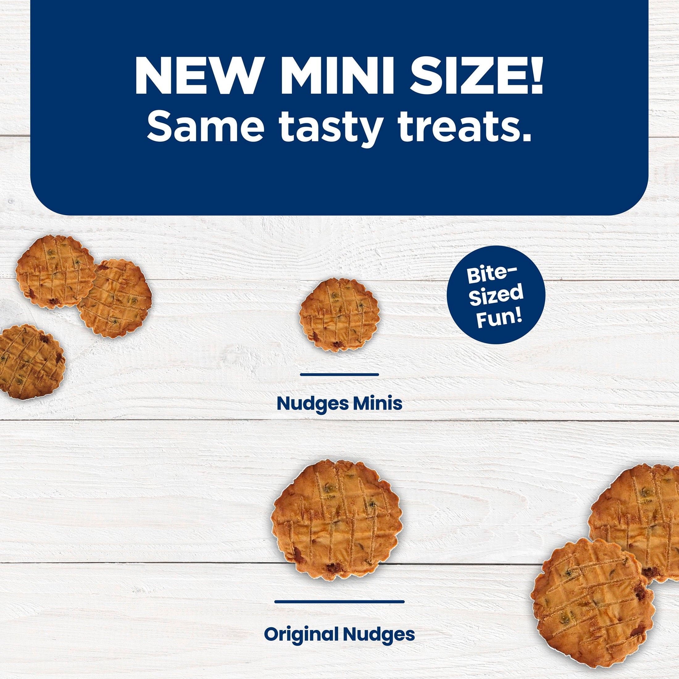 Blue Buffalo Nudges - Mini Dog Treats, Chicken Pot Pie Recipe, 12oz Bag