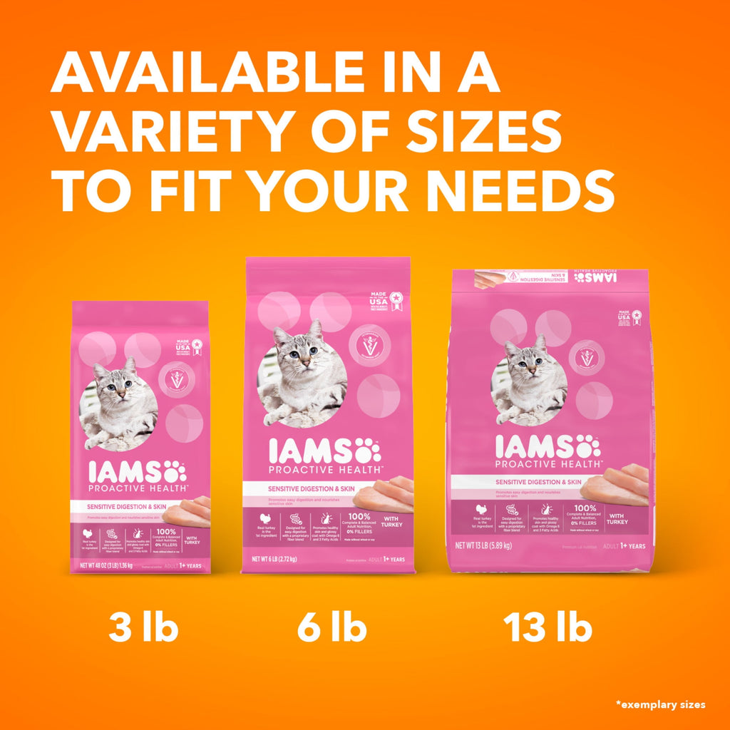 Iams Proactive Health Turkey Dry Cat Food - 6 Lb Bag