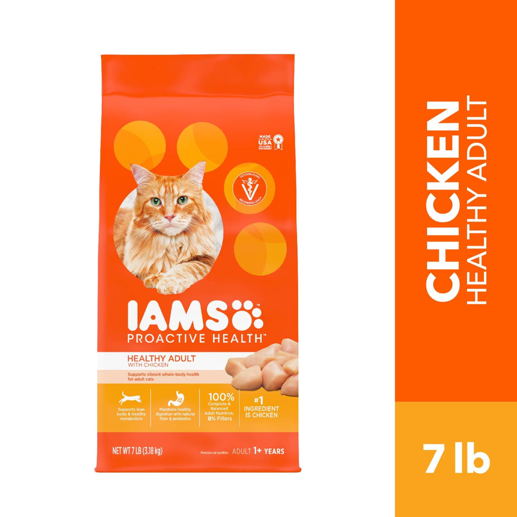 Iams Proactive Health Chicken Dry Cat Food - 7 Lb Bag