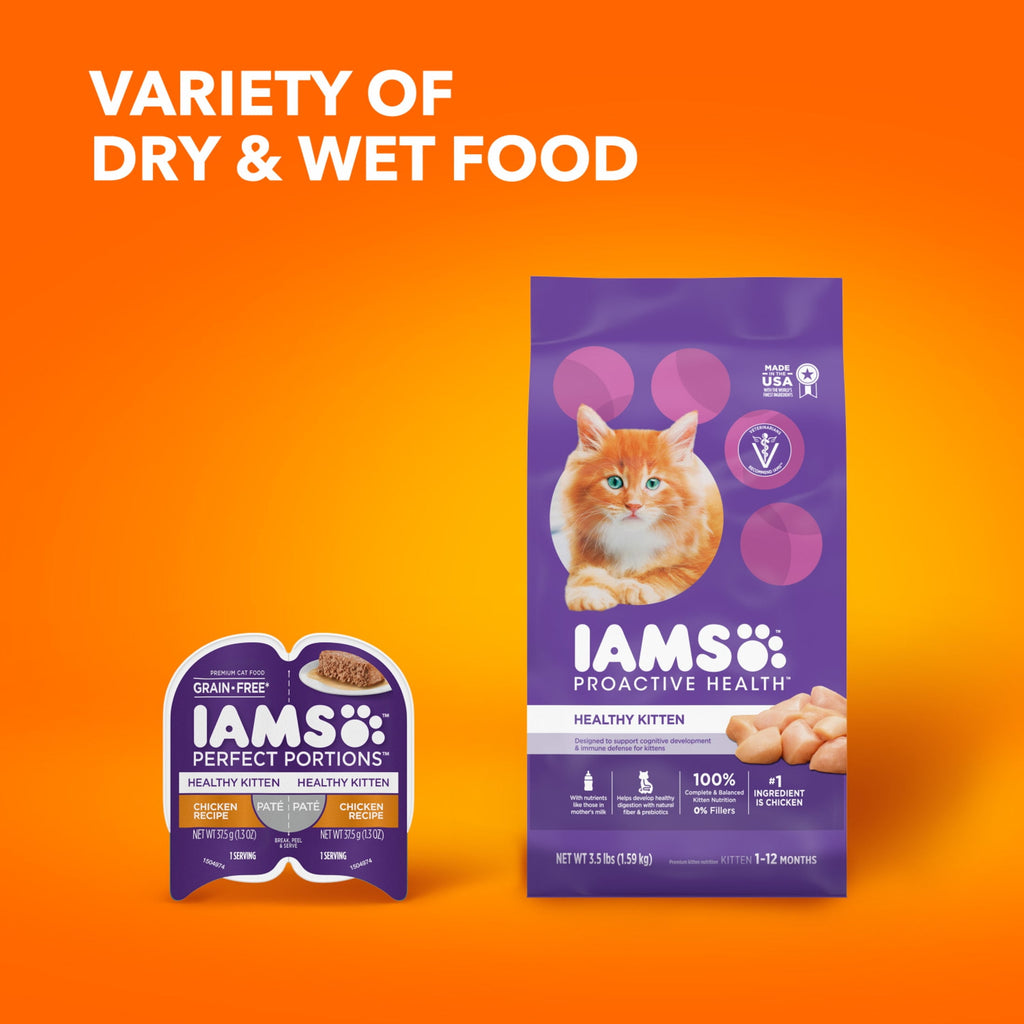 Iams Proactive Health Chicken Dry Cat Food For Kittens - 16 Lb Bag