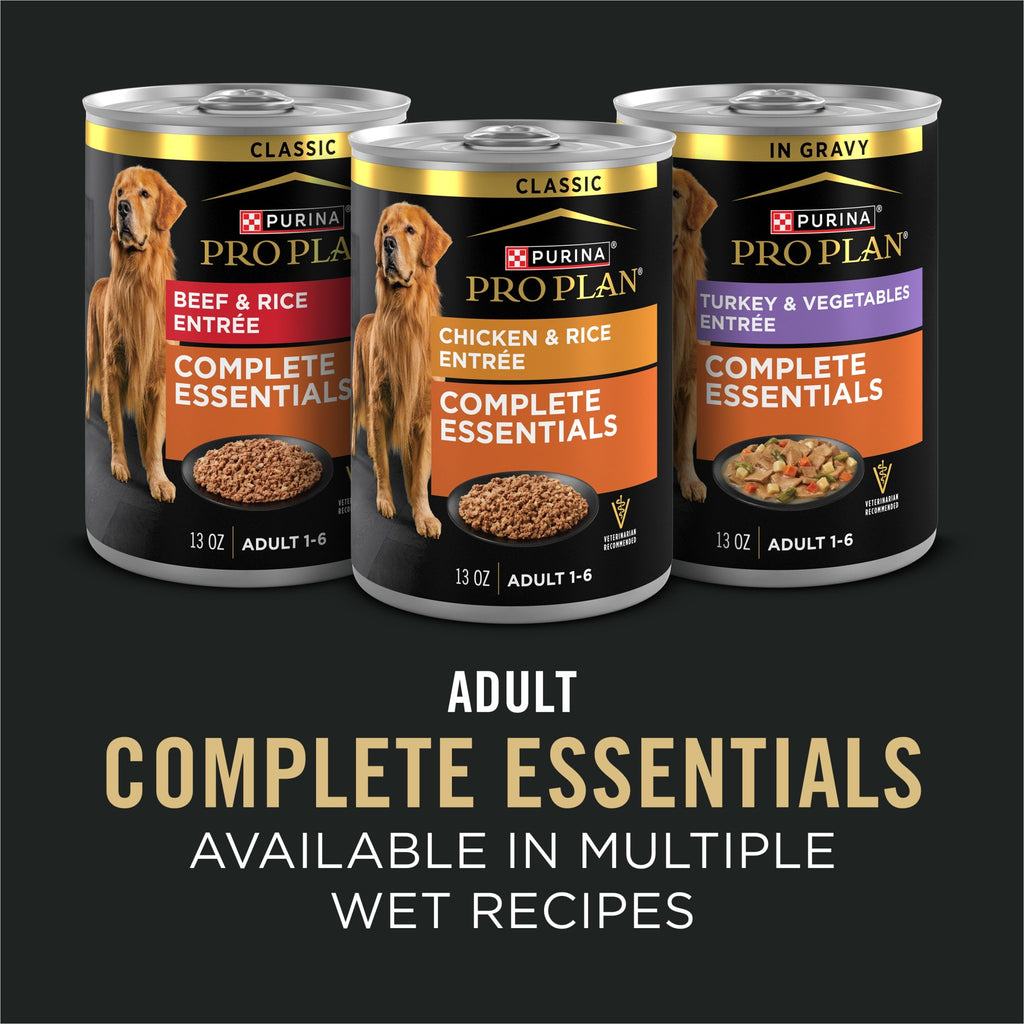 Purina Pro Plan Complete Essentials Shredded Blend Salmon and Rice Dry Dog Food Formula with Probiotics for Dogs - 33 lb Bag