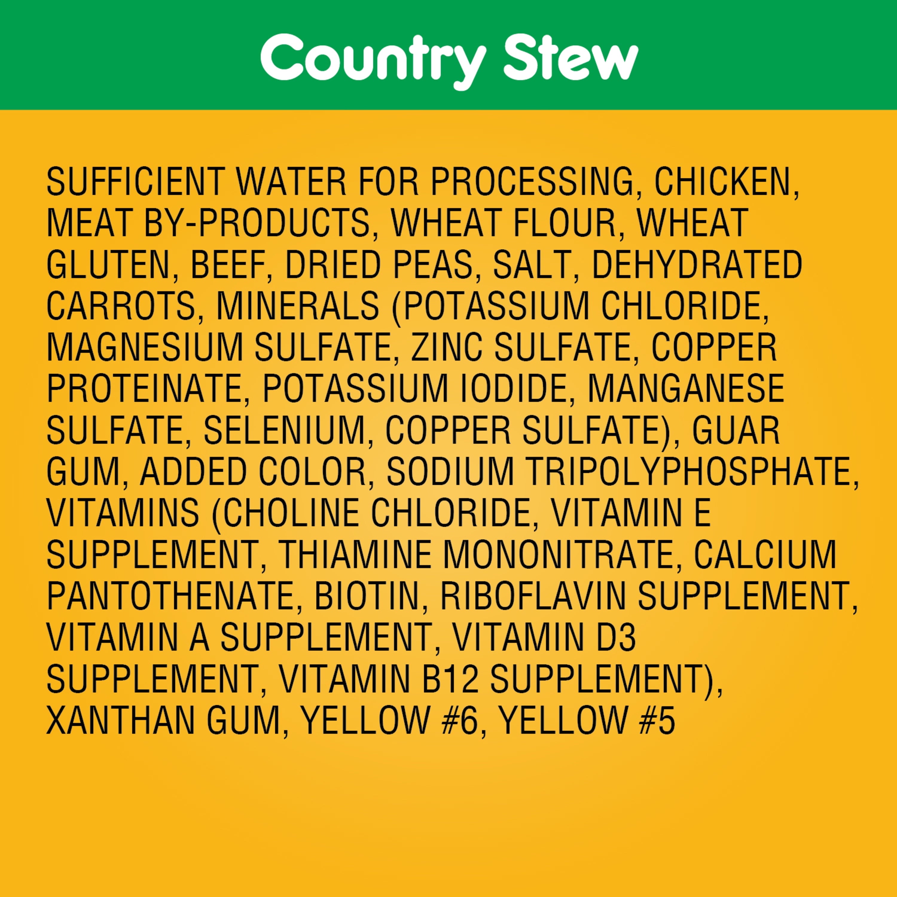 Pedigree Choice Cuts In Gravy Adult Soft Wet Dog Food Country Stew Flavor - 13.2 Oz Cans, 12 Count - 6-Pack