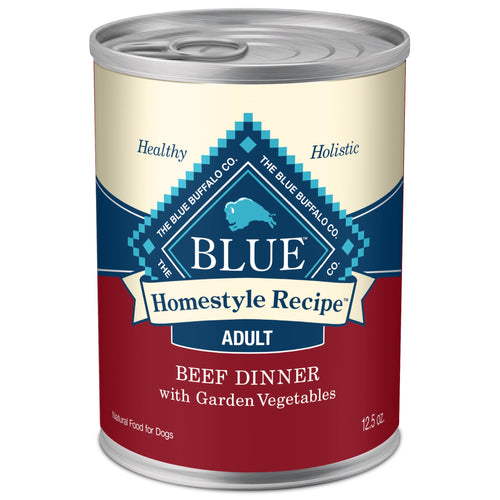 Blue Buffalo Homestyle Recipe Adult Wet Dog Food - Beef Dinner, 12.5-oz. Can - 6-Pack
