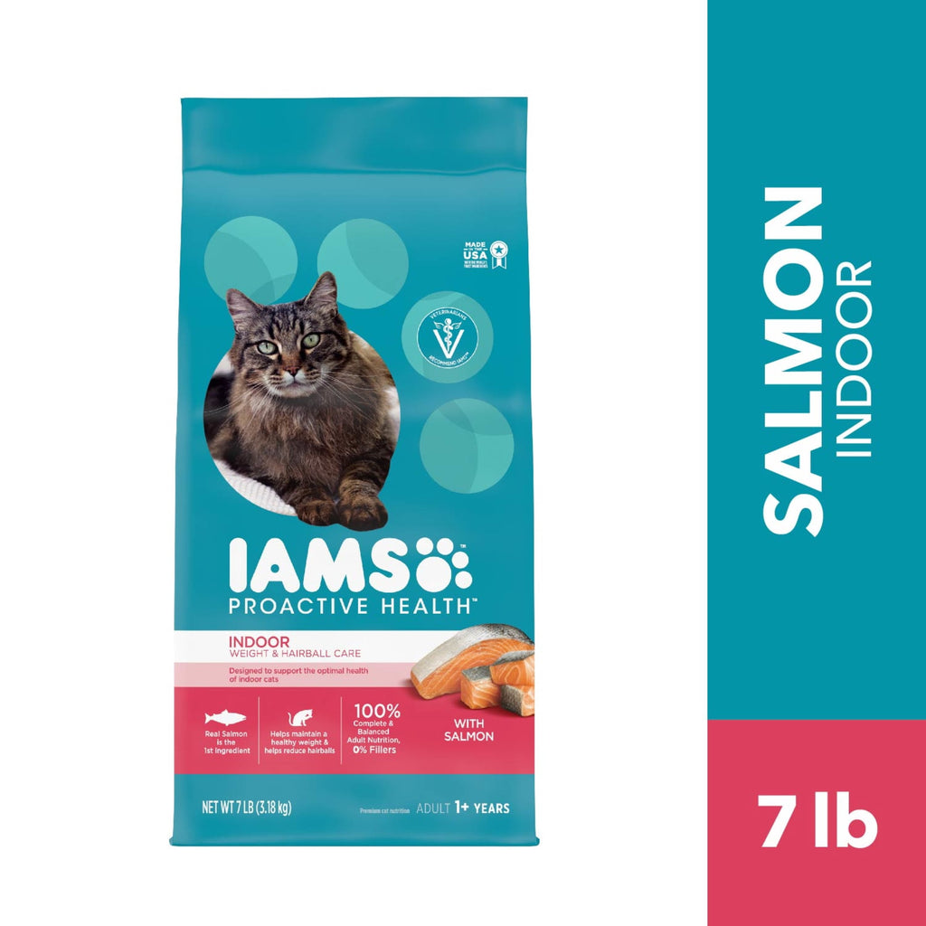 Iams Proactive Health Salmon Dry Cat Food - 7 Lb Bag