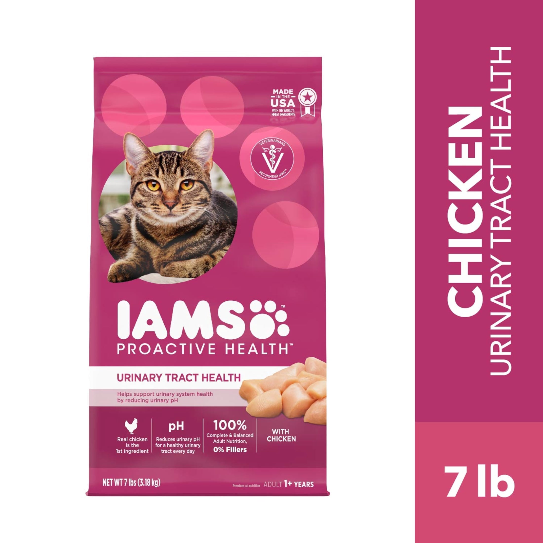 Iams Proactive Health Urinary Tract Health Chicken Dry Cat Food - 7 Lb Bag
