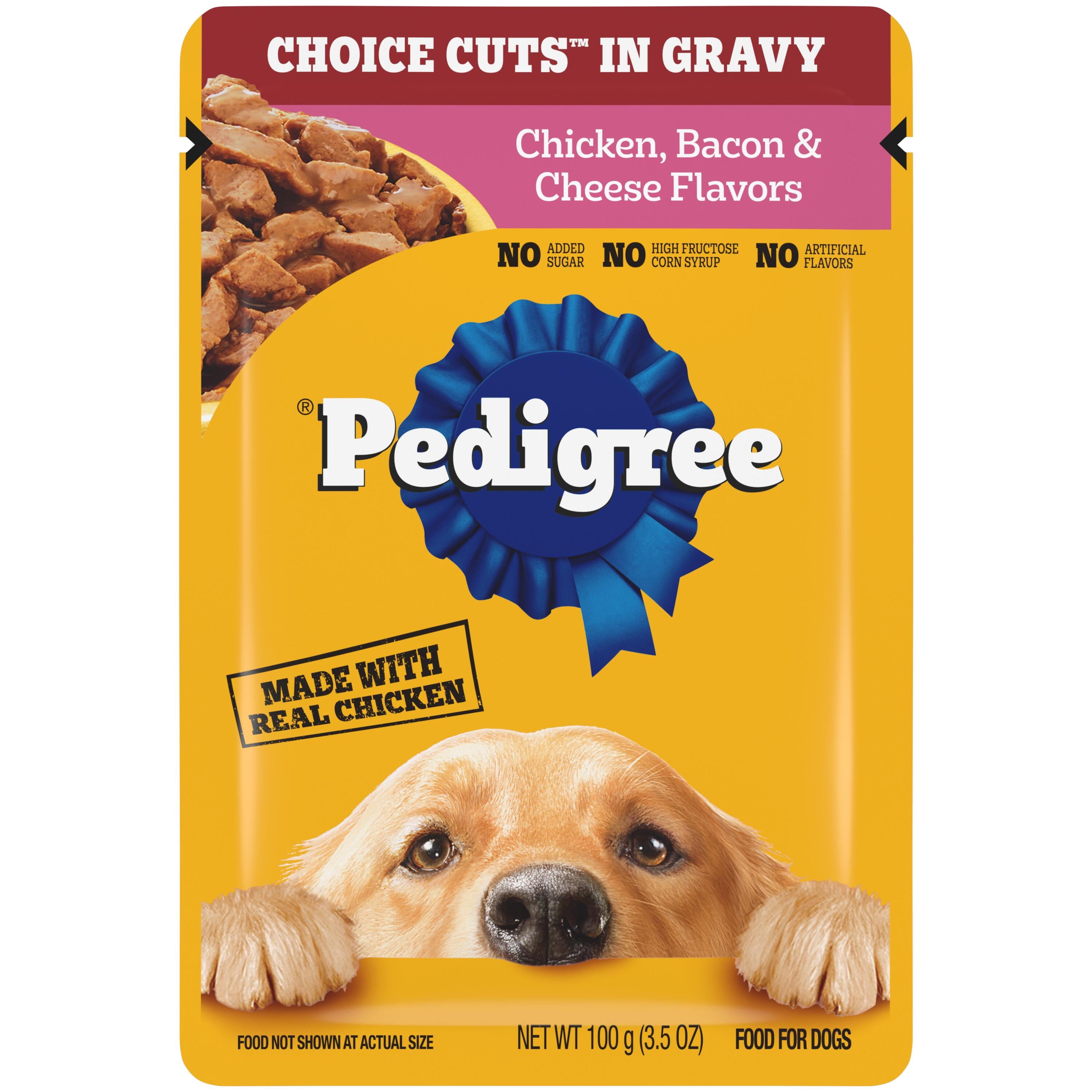PEDIGREE Pouch - 3.5 oz Chicken, Bacon & Cheese