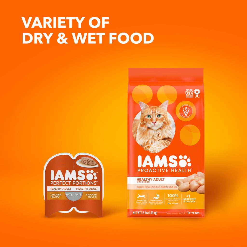 Iams Proactive Health Chicken Dry Cat Food - 7 Lb Bag