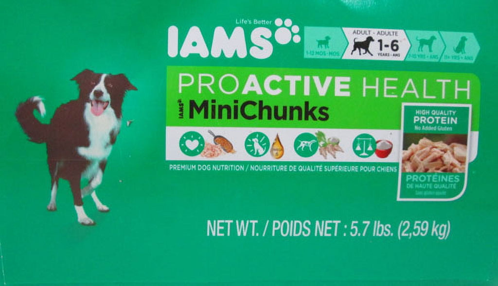 Iams Proactive Health Adult Minichunks Premium Dog Food 5.7 Lbs