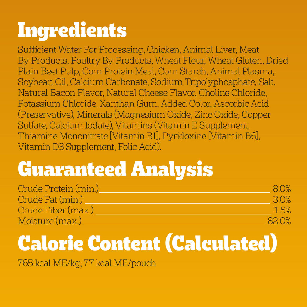 PEDIGREE Pouch - 3.5 oz Chicken, Bacon & Cheese