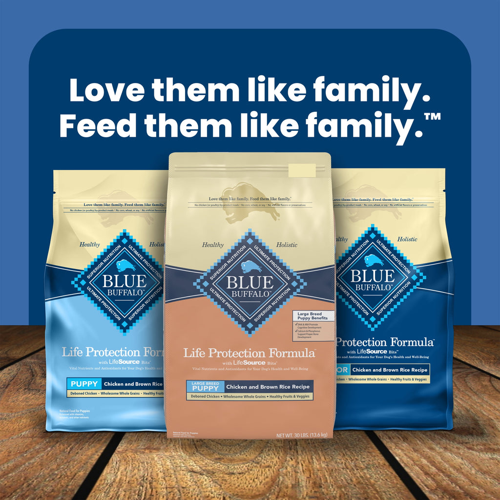 Blue Buffalo Life Protection Formula Large Breed Dry Puppy Food - Chicken & Rice, 34 lbs.