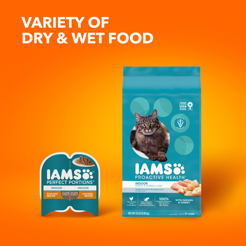 Iams Proactive Health Chicken And Turkey Dry Cat Food - 7 Lb Bag